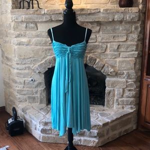 Turquoise dress